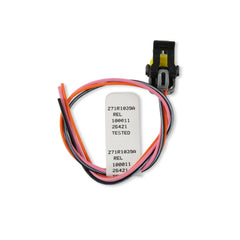 Holley EFI sensor mounted on a fuel rail showing accurate pressure monitoring