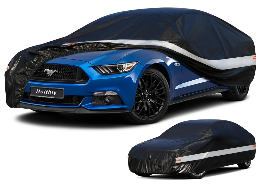 Holthly front view on coupe showing full-body coverage and weather protection