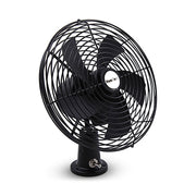 Homdec front view metal fan showing compact airflow benefit