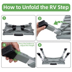 Homeon Wheels in RV entry demonstrating safer boarding and portability