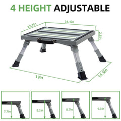 Homeon Wheels platform texture closeup with non-slip strips for secure stance