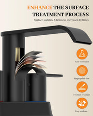 Homevacious dual-handle detail highlighting precise temperature and flow control