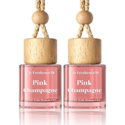 HoogaLife front packaging showing two bottles and pink sparkle champagne scent benefits