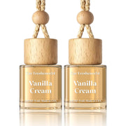 HoogaLife vanilla cream front packaging showing two hanging diffusers and scent
