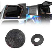 Hooke Road seal kit front packaging showing included rubber strips and tape benefits reduced noise