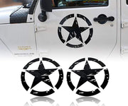 Hooke Road star decal front view showing bold emblem and clear lines for visual impact