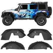Hooke Road front fender liners product pack showing durable protection