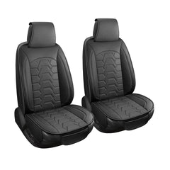 hoozoom front view showing full seat cover and refined interior benefit
