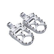 Hopider foot peg front view showing wide platform and secure fit