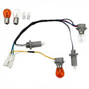 HOPUT tail harness front assembly showing plug shape and easy fit benefit