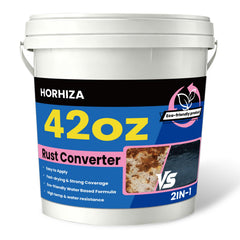 HORHIZA front view of 42 oz can showing product branding and capacity benefit