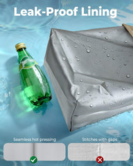 HORJONES mesh pockets holding bottle and phone for organized travel benefit