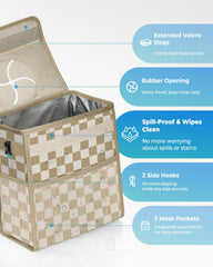 HORJONES opened lid revealing leak-proof liner and easy-clean benefit