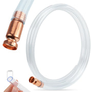 HORUSDY pump and 10ft tubing front view showing easy setup and quick transfer
