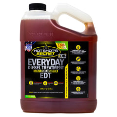 Hot Shot's Secret EDT 1 gallon front label displaying product benefits