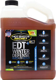 Hot Shot's Secret gallon bottle front label showing product name and use benefits