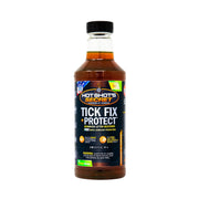 Hot Shot's Secret front label on 32 oz bottle showing product name and purpose