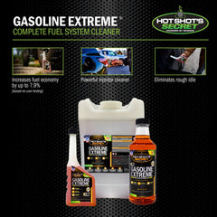 Hot Shot's Secret close-up showing deposit removal benefit for cleaner injectors