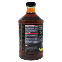 Hot Shot's Secret label close-up showing usage instructions and benefits