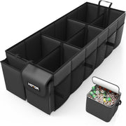HOTOR front view showing three compartments and multiple pockets for organized storage