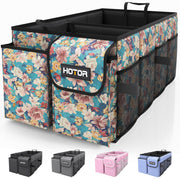 HOTOR front view showing organized compartments and sturdy build for tidy trunks