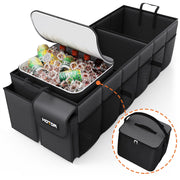 HOTOR front view packed organizer showing tidy trunk storage and quick access
