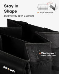 HOTOR reinforced handle detail for comfortable carrying of heavy loads