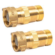 Hourleey brass regulator front view showing durable body and compact size for protection