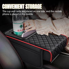 Hovom cup holder in use with travel mug preventing spills while driving