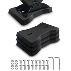 HOXWELL front view of jack pads showing packaging and benefits