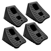 HOXWELL front view of four-pack chocks shows compact storage benefit