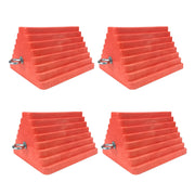 HOXWELL front view orange chocks showing bright visibility and stability