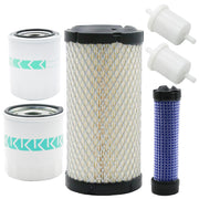 Hoypeyfiy front view of complete filter kit showing components and clear labeling benefit