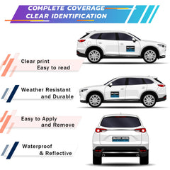 Hozodusi rear bumper magnet mounted, increases visibility at curbside