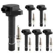 HQPASFY front packaging showing full 6-coil and 6-plug kit and complete replacement benefit
