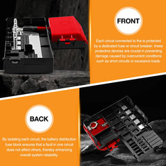HQPASFY fuse block cover installed protecting components from dust and moisture benefit