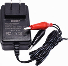 HQRP charger front view showing compact design and ports for safe storage