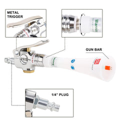 Hromee close-up of 360° rotating nozzle highlighting adjustable airflow control