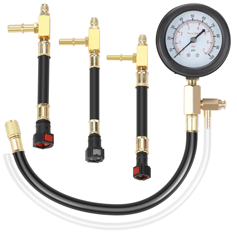 Hromee front gauge view showing dual-scale dial for easy readings