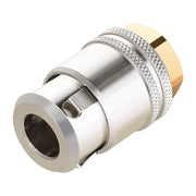 Hromee front view of lock-on chuck showing durable build and secure grip