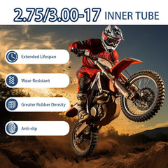 Hromra inner tube installed in tire demonstrating correct fit and easy installation