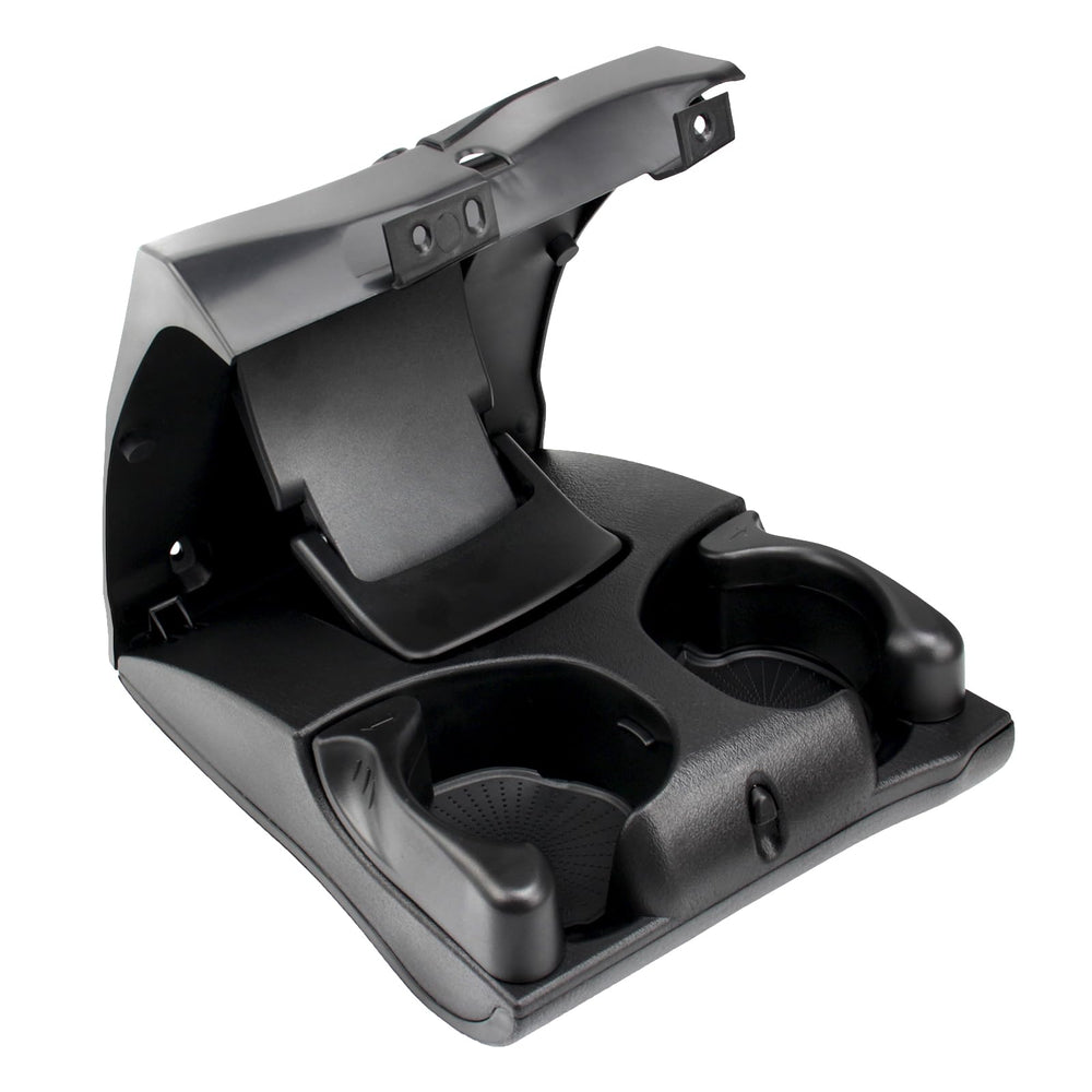 Hsbang front panel cup holder installed showing secure fit and clean finish