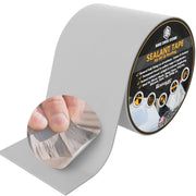 HSS sealant tape front view showing roll and compact packaging benefit