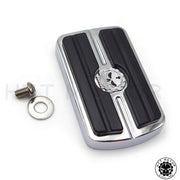 HTTMT chrome skull front view showing design and improved grip