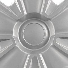 Hubcaps.com installed on Ford Transit wheel demonstrating secure fit