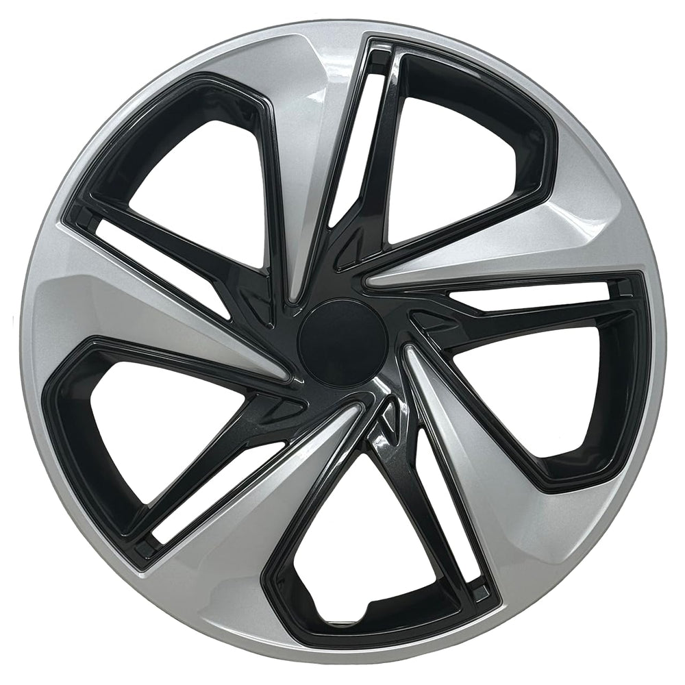 HubStar front view hubcap showing two-tone finish and clean replacement look