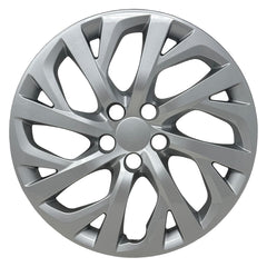 HubStar front view hubcap showing silver finish and OEM look benefit