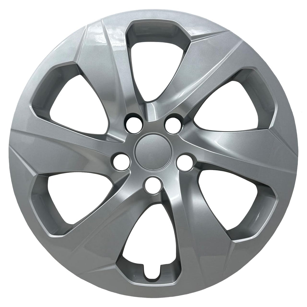 HubStar front view hubcap showing full silver face and OEM-style design benefit