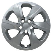 HubStar front view hubcap showing full silver face and OEM-style design benefit
