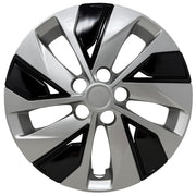 HubStar front view hubcap showing silver black finish and restored look